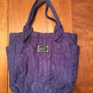 Marc by Marc Jacobs Purple Nylon Medium Tate Tote